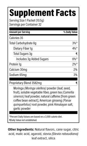 xm+ ingredient list